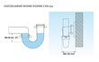 Kompaktne topeltsifoon kraanikausile SPAZIO BAGNO, valge hind ja info | Sifoonid | kaup24.ee