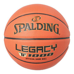 Korvpalli Pall Spalding TF-1000 Legacy 7 Tume oranž цена и информация | Баскетбольные мячи | kaup24.ee