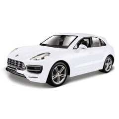 Автомобиль Bburago Porsche Macan 1:24, белый цена и информация | Развивающий мелкую моторику - кинетический песок KeyCraft NV215 (80 г) детям от 3+ лет, бежевый | kaup24.ee