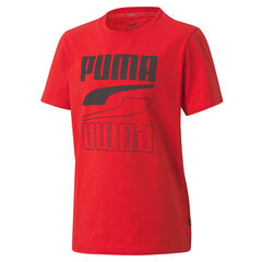 Poiste T-särk Puma Rebel Bold Tee B High Risk, punane цена и информация | Рубашки для мальчиков | kaup24.ee