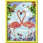 Värvi numbri järgi Ravensburger, 30 x 24 cm "Flamingo Love", Li R28901 цена и информация | Maalid numbri järgi | kaup24.ee