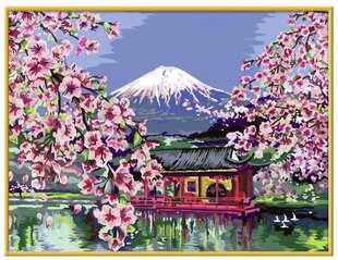 Värvi numbri järgi Ravensburger, 40 x 30 cm "Jaapani sakura", Li R28841 hind ja info | Maalid numbri järgi | kaup24.ee