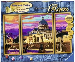 Värvi numbri järgi Ravensburger, 80 x 50 cm "Romantic Rome", Li R28981 hind ja info | Maalid numbri järgi | kaup24.ee