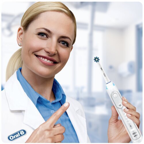 Oral-B Toothbrush PRO 8900 Electric Rechargeable, Silver, Sonic technology, Operating time 48 min, Number of brush heads included 3 hind ja info | Elektrilised hambaharjad | kaup24.ee