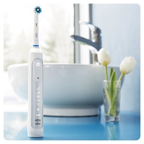 Oral-B Toothbrush PRO 8900 Electric Rechargeable, Silver, Sonic technology, Operating time 48 min, Number of brush heads included 3 hind ja info | Elektrilised hambaharjad | kaup24.ee