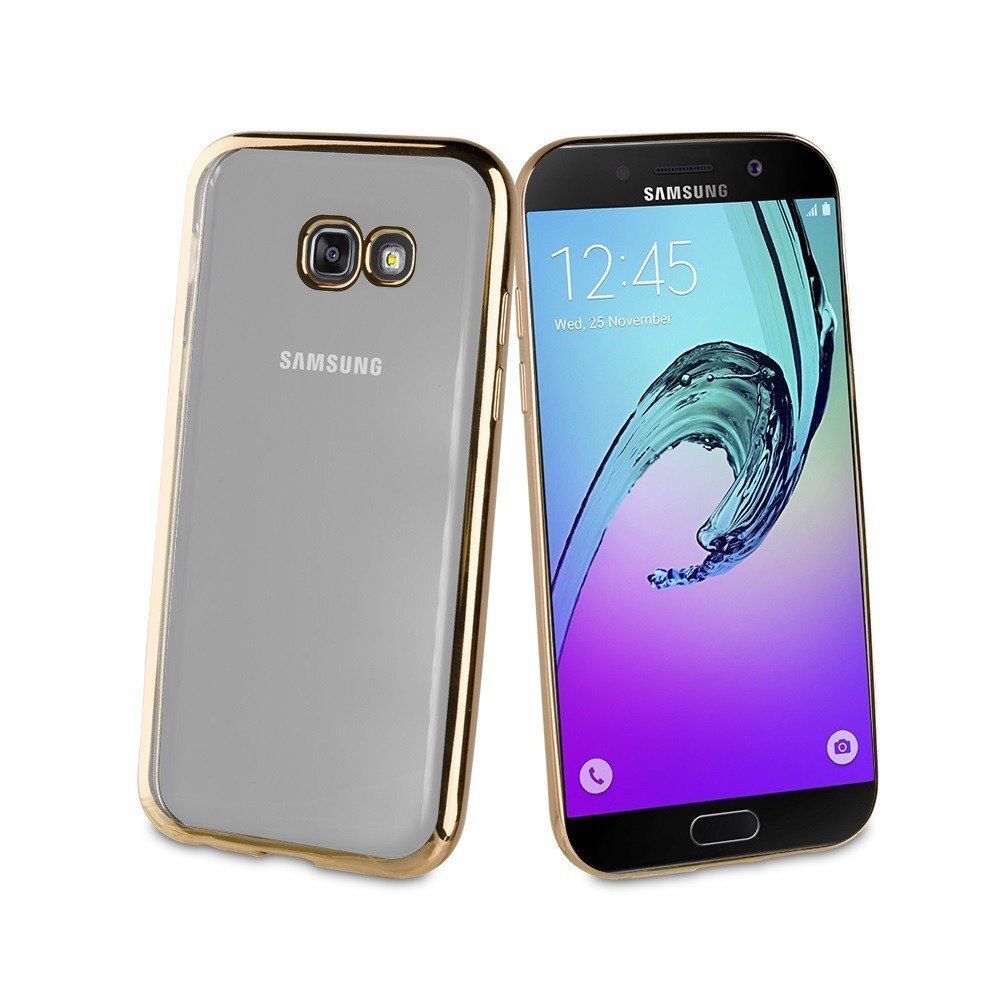 Samsung Galaxy A3(2017) cover Coque Blindg by Muvit Gold hind ja info | Telefoni kaaned, ümbrised | kaup24.ee