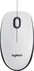 Компьютерная мышь Logitech M100 White цена и информация | Мыши | kaup24.ee