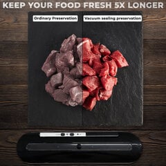 Vaakumpakendaja Vacuum Food Sealer must hind ja info | Vaakumpakendajad | kaup24.ee