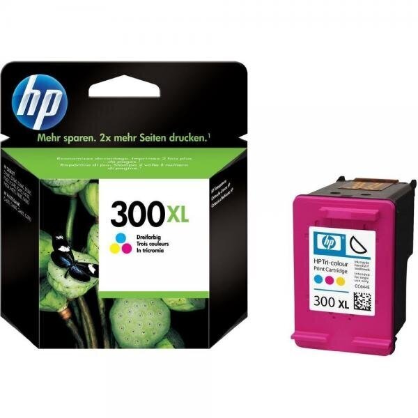 HP tindikassett CC644EE 300XL Tricolor - hind ja info | Tindiprinteri kassetid | kaup24.ee