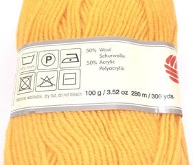 Нитки для вязания YarnArt Merino De Luxe 100г; цвет желтый 586G цена и информация | Принадлежности для вязания | kaup24.ee