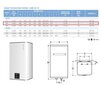 Elektriline veeboiler Atlantic STEATITE CUBE WIFI WM100, vertikaalne 100 L hind ja info | Boilerid | kaup24.ee