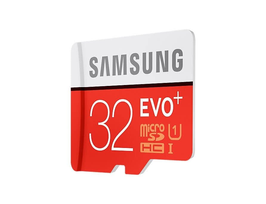 Mälukaart Samsung MicroSDHC Evo+ 32GB Class 10 With adapter цена и информация | Mobiiltelefonide mälukaardid | kaup24.ee