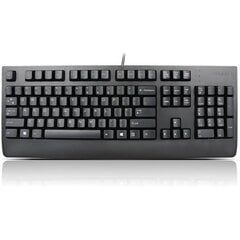 Juhtmega klaviatuur Lenovo 4X30M86918, ENG, must hind ja info | Klaviatuurid | kaup24.ee