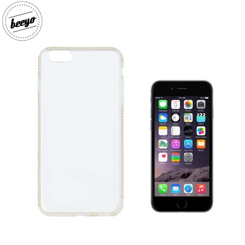 Beeyo Diamond Frame Apple iPhone 6 Plus kuldne (GSM024187) цена и информация | Telefoni kaaned, ümbrised | kaup24.ee