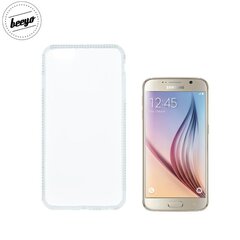 Супер тонкий силиконовый чехол-крышка Beeyo для Samsung G920F Galaxy S6, прозрачный, белый цена и информация | Чехлы для телефонов | kaup24.ee