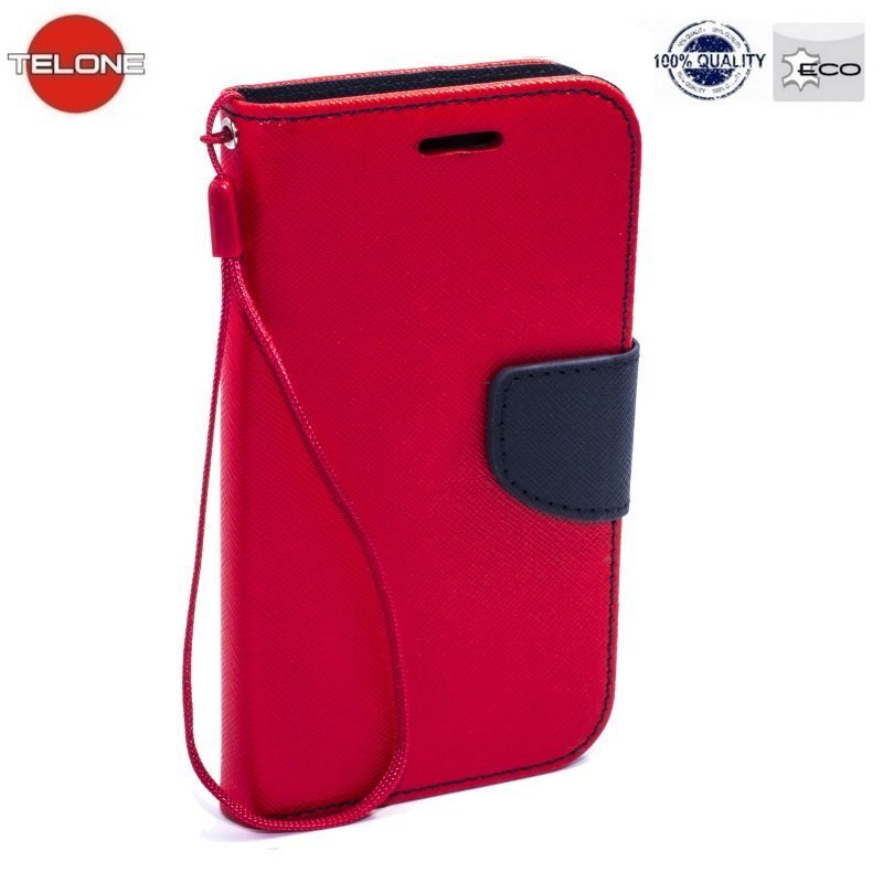 Telone Fancy Diary Bookstand Case Huawei P10 Lite Red/Blue цена и информация | Telefoni kaaned, ümbrised | kaup24.ee