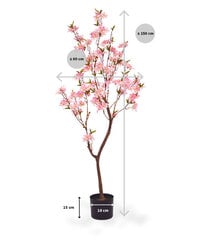 Õitega puu (150 cm) цена и информация | Искусственные цветы | kaup24.ee