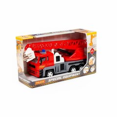 Tõsteredeliga tuletõrjeauto Almaz 70 cm, punane hind ja info | Poiste mänguasjad | kaup24.ee