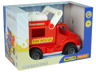 Пожарный автомобиль Construck, красный цена и информация | Игрушки для мальчиков | kaup24.ee