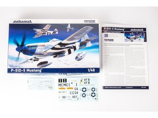 Eduard - P-51D-5 Mustang Weekend edition, 1/48, 84172 цена и информация | Конструкторы и кубики | kaup24.ee