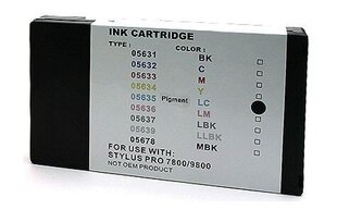 G&G tindikassett Epson C13T563500 T5635 STYLUS PRO 7800 9800 - hind ja info | Tindiprinteri kassetid | kaup24.ee