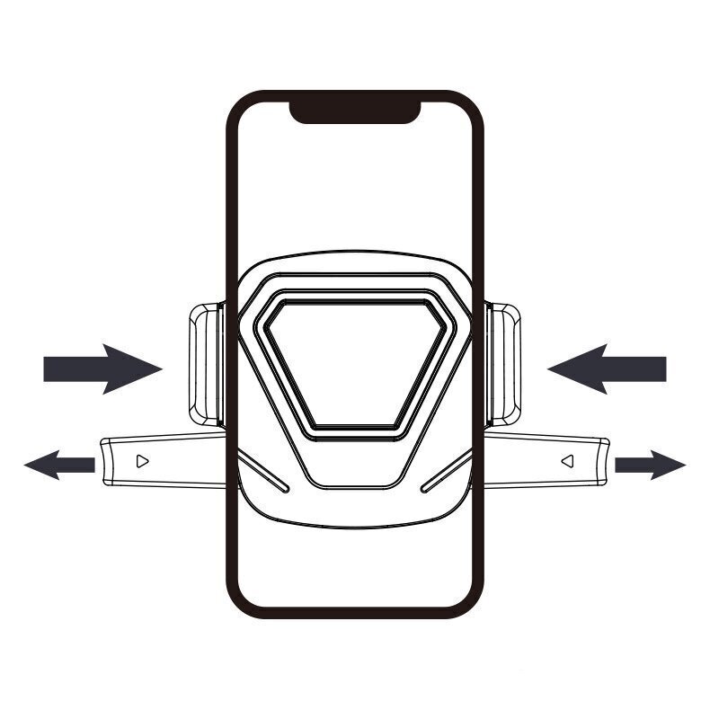 WK Design Car Mount Air Vent Holder WP-U82 hind ja info | Mobiiltelefonide hoidjad | kaup24.ee