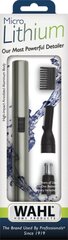 Машинка для стрижки волос носа и уха Wahl Micro Lithium Satin Silver 5640-1016 цена и информация | Машинки для стрижки волос | kaup24.ee