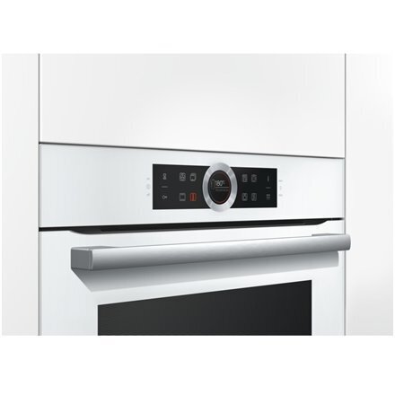 Bosch integreeritav ahi Ahi HBG672BW1S Multifunktsionaalne, 71 L, valge, Pürolüüs, Rotary ja elektrooniline, Kõrgus 60 cm, Laius 60 cm цена и информация | Ahjud | kaup24.ee