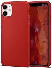 Ümbris Apple iPhone 11, eco-nahast, punane ( red apple ) hind ja info | Telefoni kaaned, ümbrised | kaup24.ee