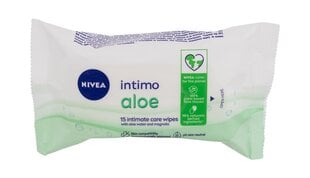 Intiimhügieeni salvrätikud Nivea, 15 tk hind ja info | Intiimhügieeni tooted | kaup24.ee