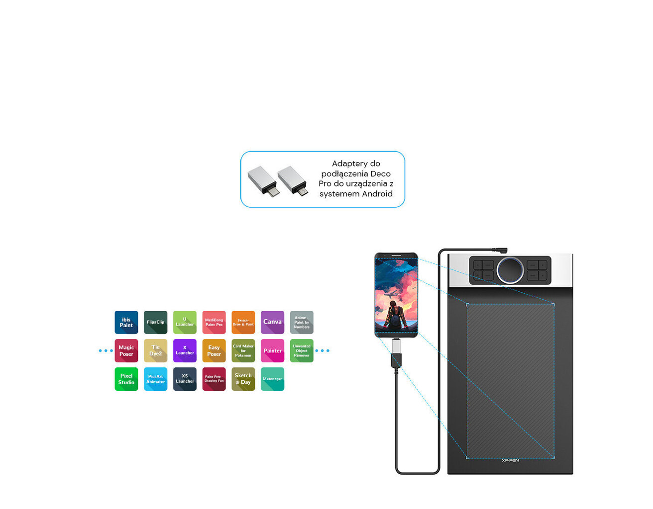 Graafikatahvel XP-Pen Deco Pro S hind ja info | Digitaalsed joonistustahvlid | kaup24.ee