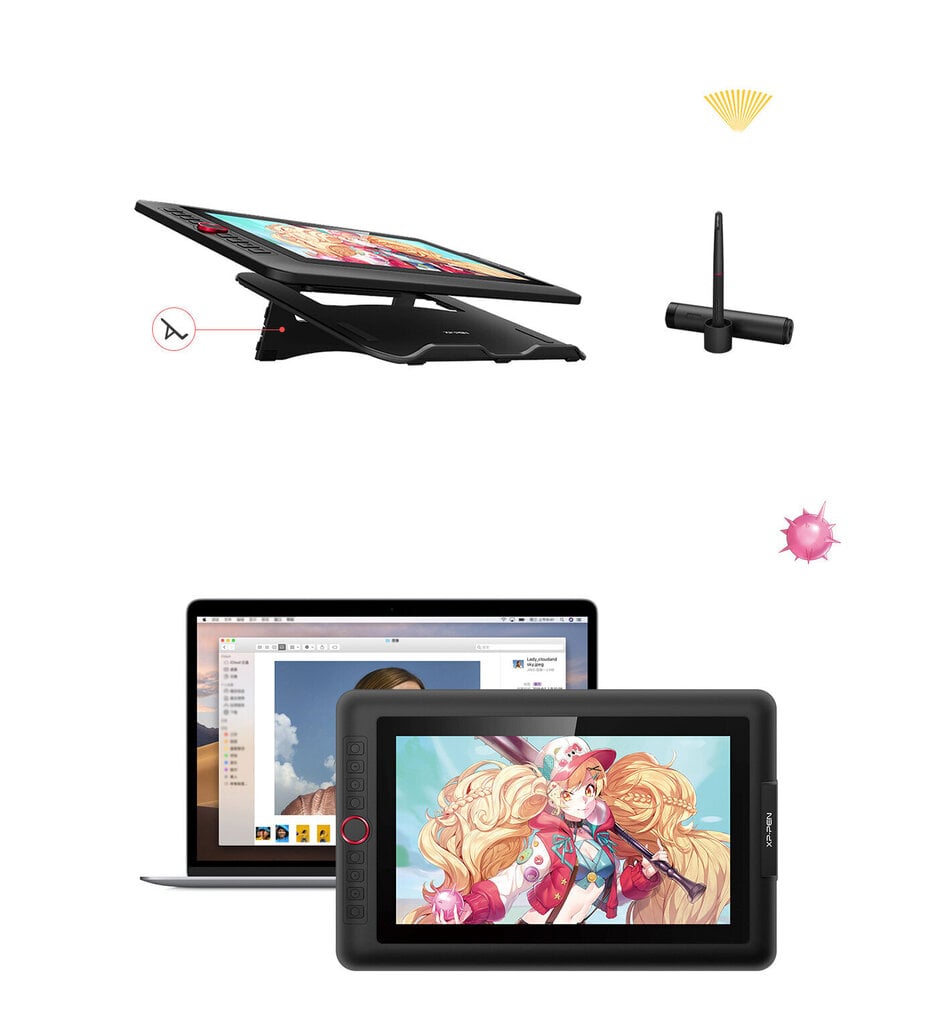 Graafikatahvel XP-Pen Artist 13.3 Pro цена и информация | Digitaalsed joonistustahvlid | kaup24.ee