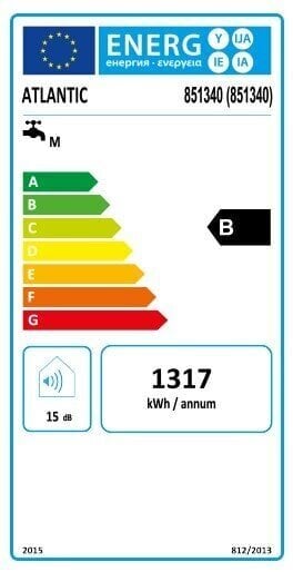 Elektriline veeboiler Atlantic STEATITE CUBE WIFI WM100 SILVER, vertikaalne 100 L hind ja info | Boilerid | kaup24.ee