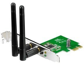 Kaart Asus PCE-N13 Wireless PCI-E hind ja info | USB jagajad, adapterid | kaup24.ee