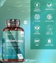 Пищевые добавки Water Away для контроля жидкости, 180 капсул цена и информация | Добавки и препараты для похудения | kaup24.ee