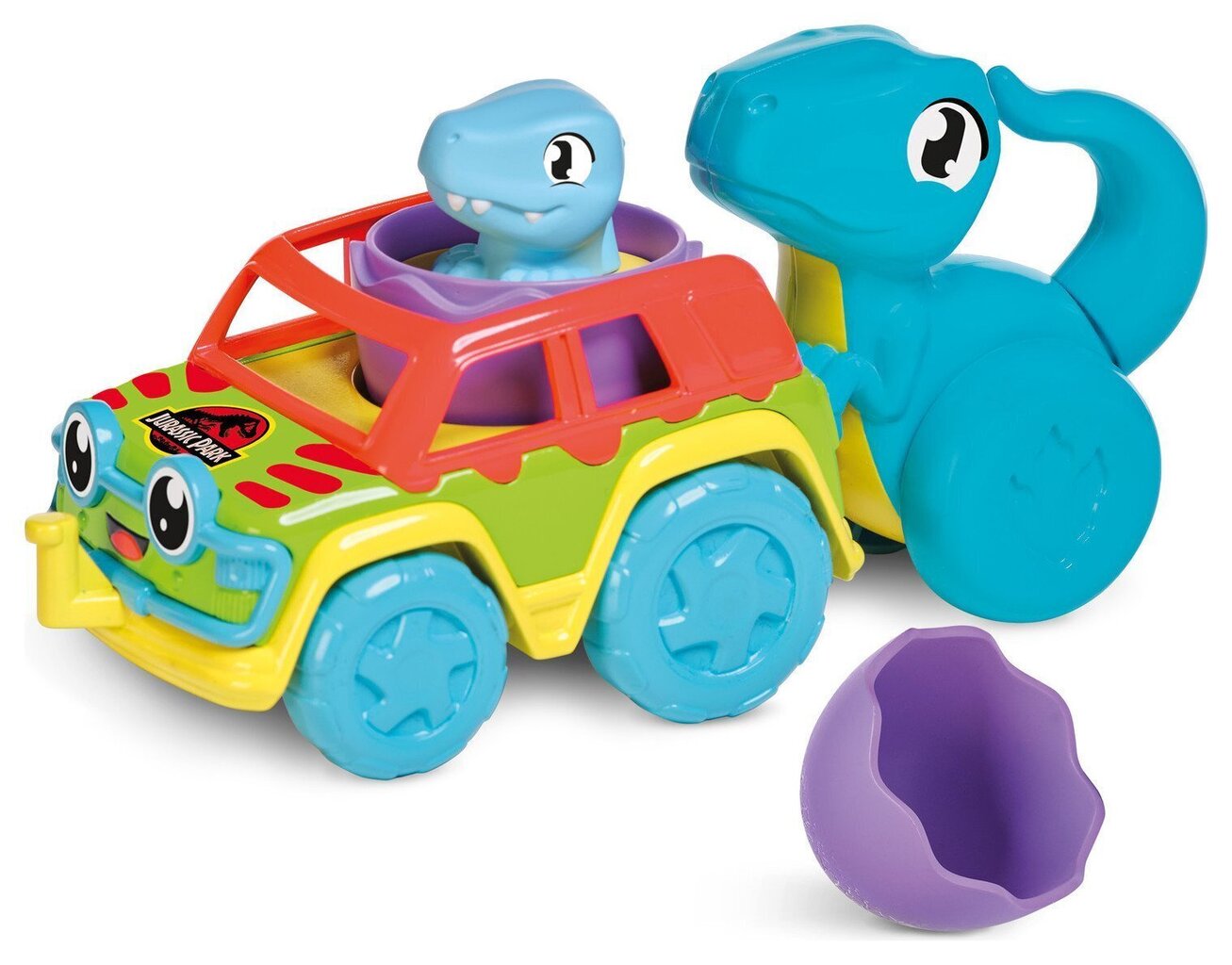 Autokomplekt koos dinosaurusega TOMY Chase & Roll Raptors, E73251 цена и информация | Imikute mänguasjad | kaup24.ee