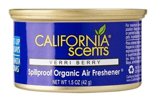Auto õhuvärskendaja California Scents Verri Berry hind ja info | California Scents Autokaubad | kaup24.ee