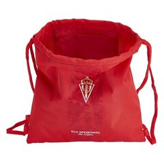 Paeltega kingakott Real Sporting de Gijón Punane цена и информация | Школьные рюкзаки, спортивные сумки | kaup24.ee