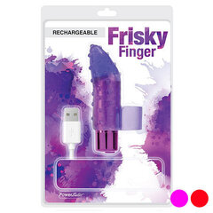 Заряжаемый вибратор-палец Frisky Fun PowerBullet: Цвет - Фиолетовый цена и информация | Вибраторы | kaup24.ee