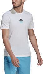 Футболки Adidas M Tns Par G Tee White HA0966 HA0966/XL цена и информация | Meeste T-särgid | kaup24.ee