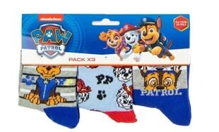 Poiste sokid Paw Patrol, 3 paari hind ja info | Poiste sukkpüksid ja sokid | kaup24.ee