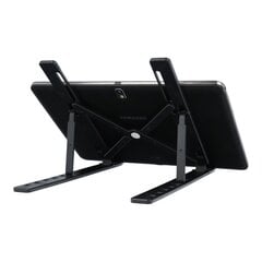 Alus / hoidik sülearvutile või tahvelarvutile, Tablet / Laptop Stand, must цена и информация | Охлаждающие подставки и другие принадлежности | kaup24.ee