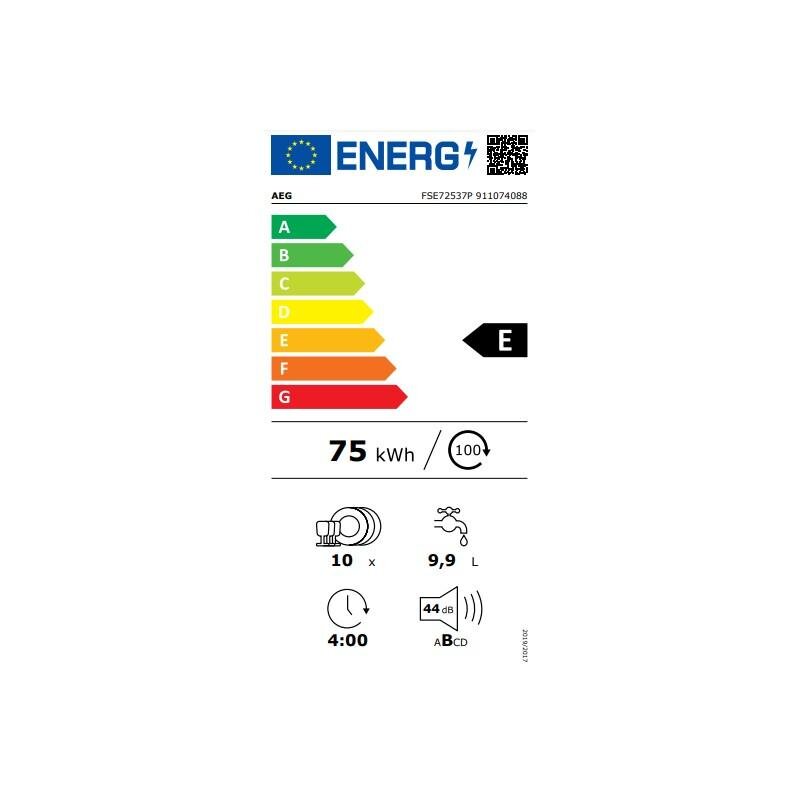 AEG FSE72537P цена и информация | Nõudepesumasinad | kaup24.ee