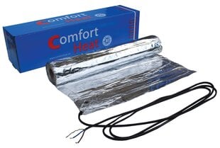 Comfort Heat alumiiniumfooliumist küttematt laminaat- ja parkettpõrandale CATE-80 (0,5x4m); 2m2; 160W; 230V цена и информация | Нагревательные коврики для пола и зеркал | kaup24.ee