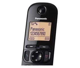 Panasonic KX-TGC210FXB Cordless phone, Black цена и информация | Стационарные телефоны | kaup24.ee