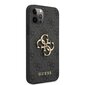 Telefoni ümbris Guess PU 4G Metal Logo sobib iPhone 12 Pro Max, hall hind ja info | Telefoni kaaned, ümbrised | kaup24.ee