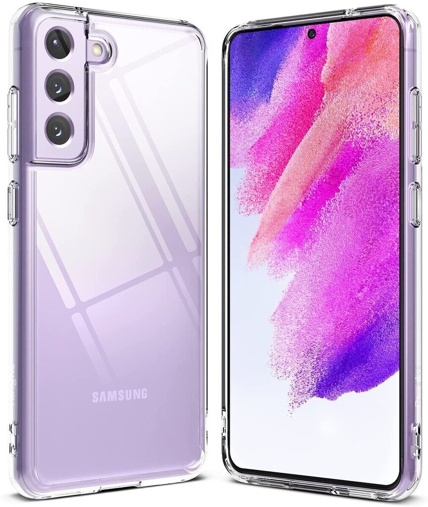 Telefoni ümbris silikoonist Fusion Ultra Back 1 mm sobib Samsung G990 Galaxy S21 FE, läbipaistev цена и информация | Telefoni kaaned, ümbrised | kaup24.ee