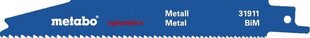 Пильное полотно, по металлу 0,9/150 мм, BiM - 2 шт. Progressiivne, Metabo цена и информация | Механические инструменты | kaup24.ee