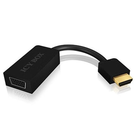 Icy box AC502 HDMI (A-Type) to VGA Adapter цена и информация | USB jagajad, adapterid | kaup24.ee