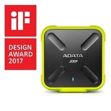 Adata SSD SD700 512GB, 440/430MB/s, USB3.1, желтый цена и информация | Жёсткие диски (SSD, HDD) | kaup24.ee